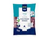 Emince chou rouge 1kg 